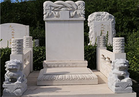 北京昌平龙泉墓型传统立碑09